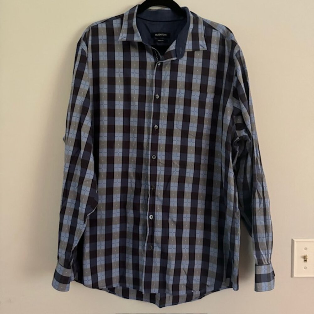 Bugatchi Men's Classic Fit Button Down Shirt Size XL